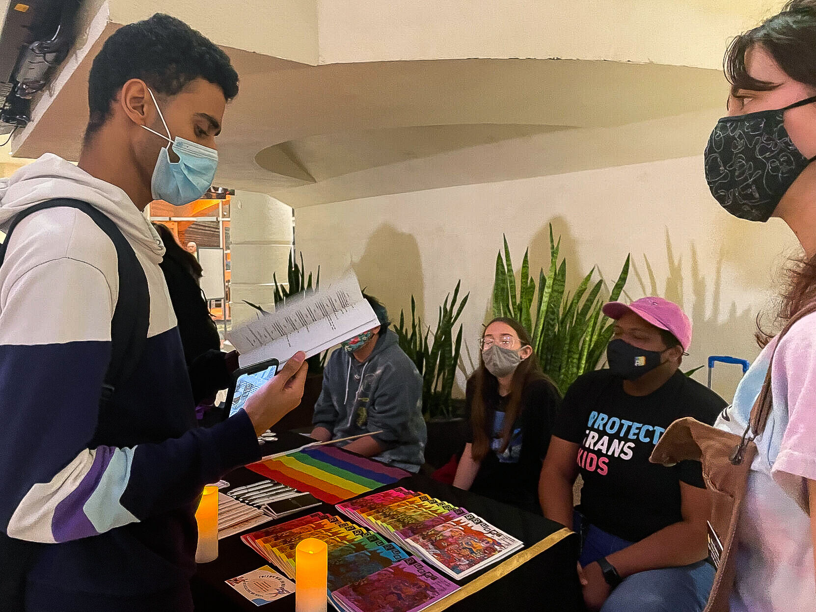 (this one)Students gather to remember victims of anti-transgender violence 1